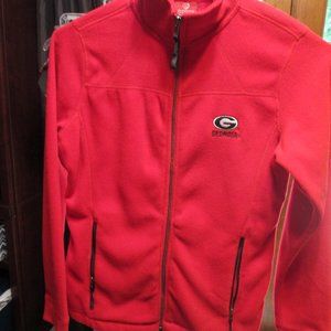 GA Bulldogs Fleece Jacket Zipper